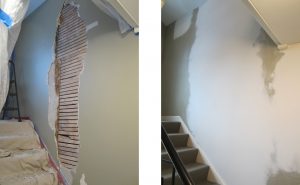 stairs wall repair