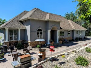 After image to a home that had expert home stucco repair and painting service